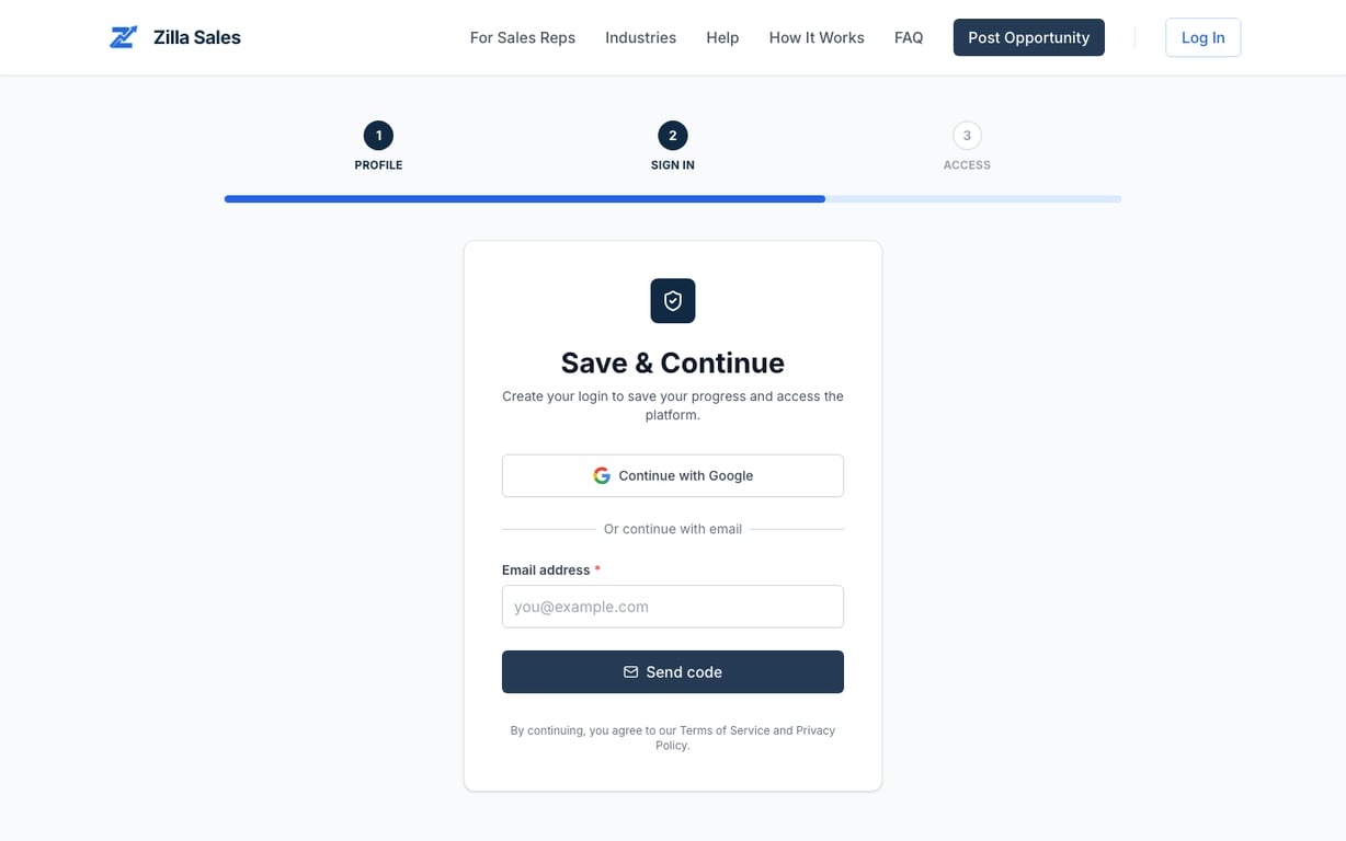 Post-opportunity login handoff: how it works