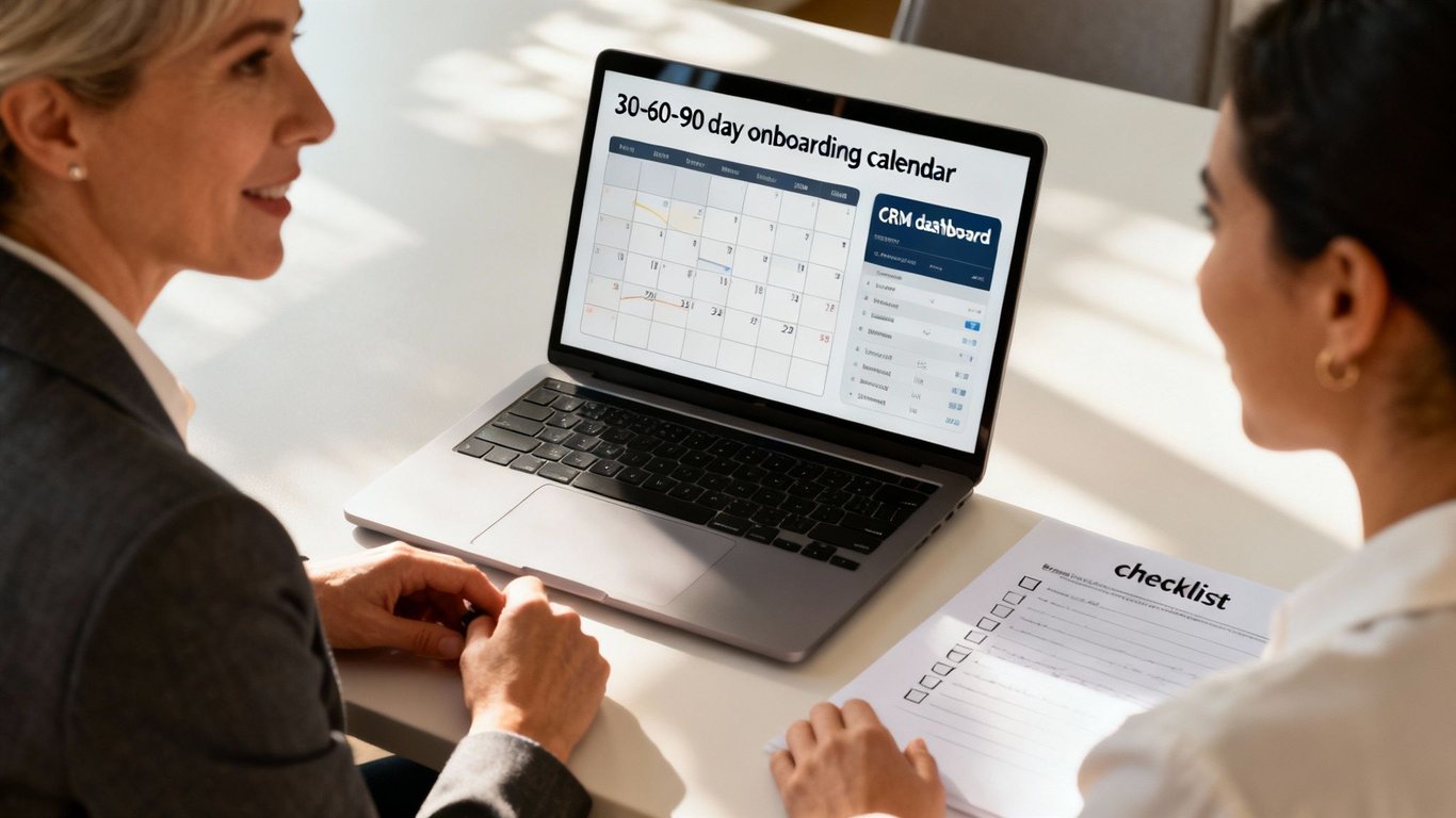 Onboarding calendar visualization